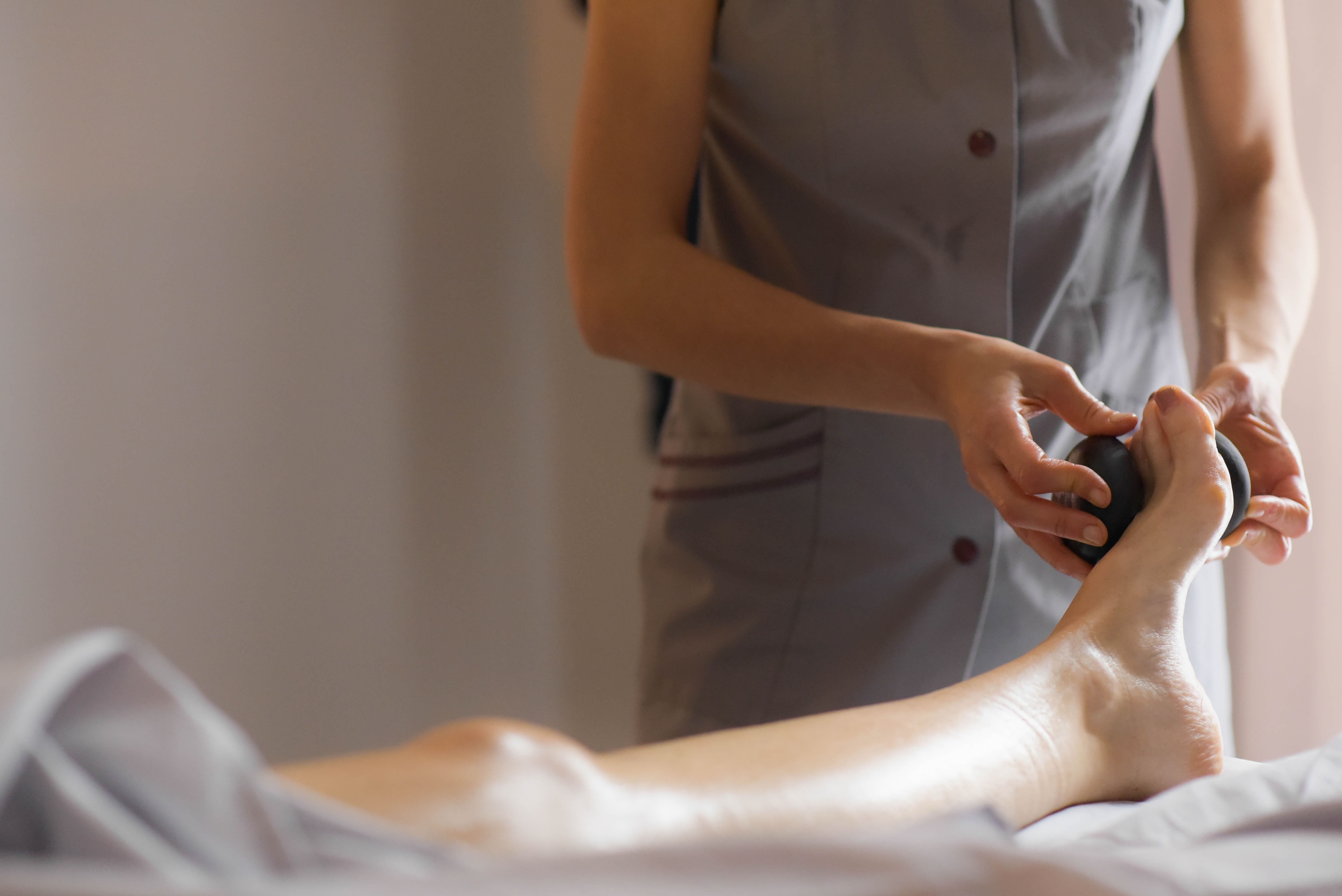 Pierres de glisse pieds